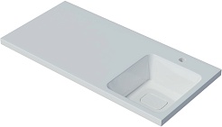 Madera Раковина под стиральную машину Kamilla 100 R белая – фотография-2